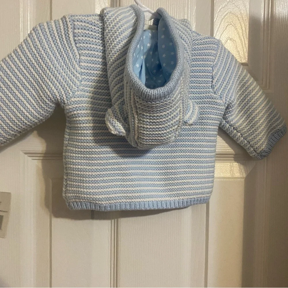 NWT Little Me Hooded Cardigan